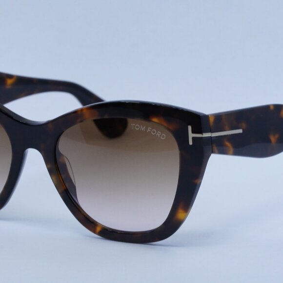 🕶️ New Tom Ford Cara FT0940 55F Sunglasses - Vintage Dark Havana Frame - Picture 6 of 11